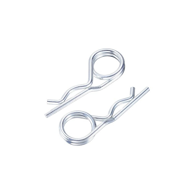 Steel Double Loop Hitch Pin Clip Various Size Fasteners, Multi-Use