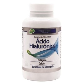 Acido Hialuronico - Suplementos Alimenticios Skin Care Cuidado de la Piel con Colageno y Calcio - Vitaminas para Mujer - Vitaminas para Hombre...     