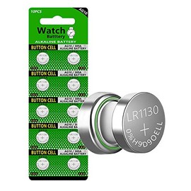 Cotchear Cotchear 10pcs 1.5V AG10 Alkaline Battery 189 389 AG10 LR1130 LR54 V10GA Battery Alkaline Button Coin Cell Batteries