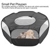 Foldable Small Animal Hamster Fence Autoopen Outdoor Indoor Exercise Crawling