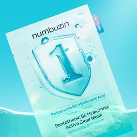 numbuzin No. 1 Pantothenic B5 Hyaluronic Active Clear Mask Sheet 4ea Set (+1ea) - [SET] Mask Sheet 4ea (+1ea)