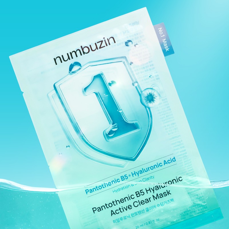 numbuzin No. 1 Pantothenic B5 Hyaluronic Active Clear Mask Sheet