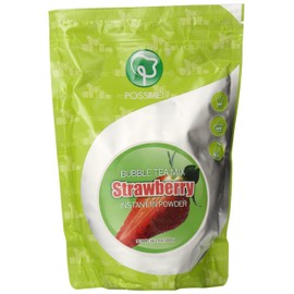 Possmei Bubble Tea Mix Instant Powder, Strawberry, 2.2 Pound