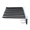 Pull Out Pants Rack Trousers Hanger, 9-Arm Steel Jeans Pants