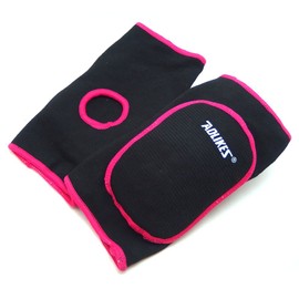 Island Puppy Kids' Important Knee Supporter Left & Right Set, Soft Type, For Kids, Sports, Dance, Black x Pink, M Size