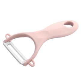 Kitchen Fruit Peeler, Ceramic Vegetable Peeler with Comfortable Grip for Potato Carrot ()