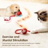 FYNDORS Interactive Rolling Cat Dog Ball, Upgraded Self Moving Toy,