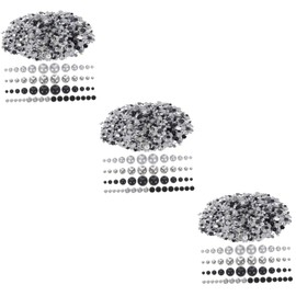 Operitacx 3 Stück 1 Flatback-strass-nagel-charms Leichte Dekorative Nagelverzierungen Für Nagelkunst Für Projekte