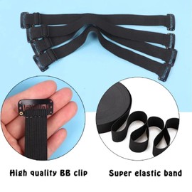 YYFIVEHAN 3-Pack Adjustable Face Lift Bands - Invisible Eyebrow & Forehead Lift Strap, Reusable Elastic Headband for Women, No-Slip Hair Holder, Comfortable Lifting Support (Black)