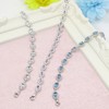 [You and Me Jewelry Box] SV Bracelet, Tanzanite, Blue Topaz,
