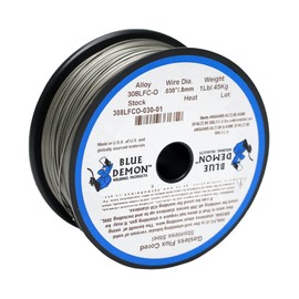 Blue Demon 308LFC-O X .030 X 1# Spool stainless steel flux core gasless welding wire
