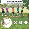 VEVOR Slackline Kit with Training Line, 60 ft Backyard Slack