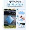 20 Pack Pool Cover Weights with Hooks, 500D PVC Pool