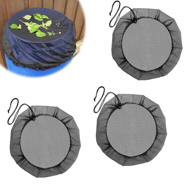 WJUAN Pack of 3 Black Rain Butt Net, 60 cm