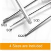 SKZIRI Square Head Screwdriver Set 4 Sizes SQ0 SQ1 SQ2