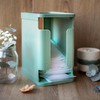 Breastmilk Freezer Organizer-Sage Green Storage Tower w/ Metal Freeze Tray,