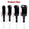 4PCS Wood Plug Cutter Drill Bit Set,5/8" 1/2" 3/8" 1/4"