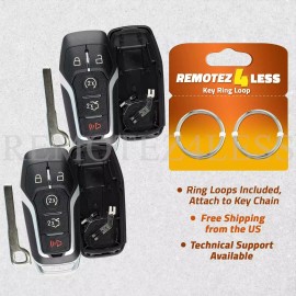Remotez4less 2 Shell Case For 2015 2016 2017 2018 Ford F-150 Keyless Entry Remote Key Fob
