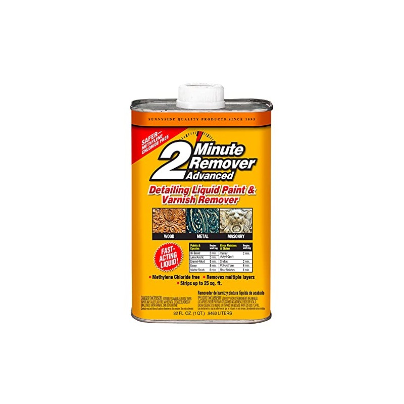 Sunnyside 63532 2-Minute Remover Advanced Paint & Varnish Remover Liquid,