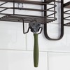 mDesign Metal Steel Hanging Shower Caddy, 4 Basket Organizer Rack