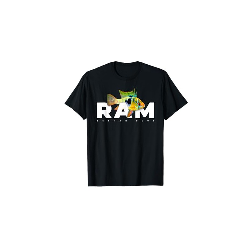 German Blue Ram Cichlid Aquarium Fish Keeper T-Shirt