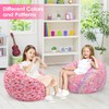 decalsweet Grande Bolsa Puff para Guardar Juguetes para Niños Niñas,