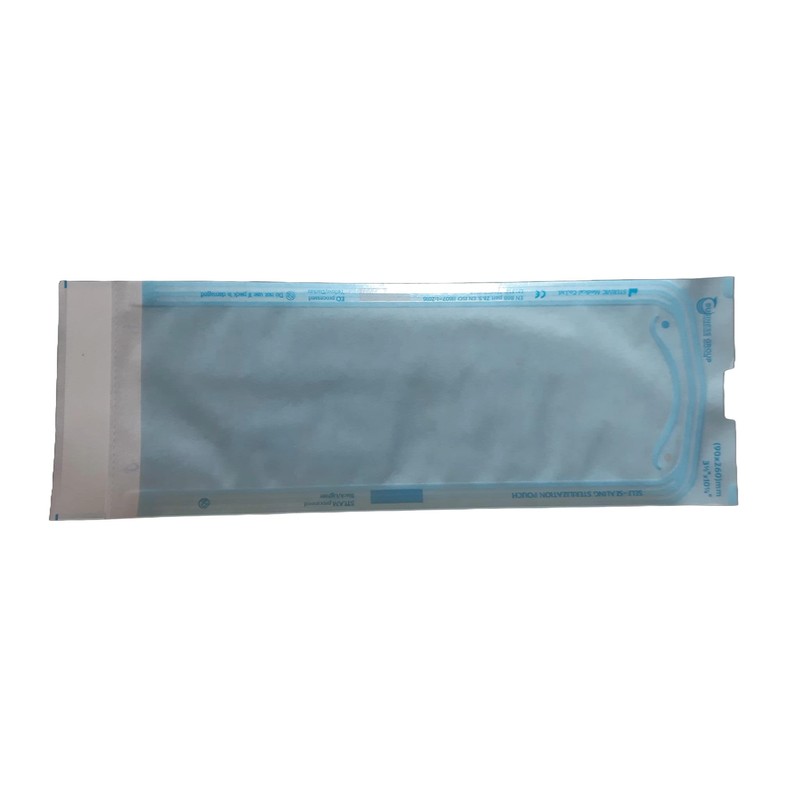 Self-sealing bags for sterilisation in autoclave
