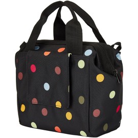 KlickFix Dots Bicycle Bag, Black, One Size