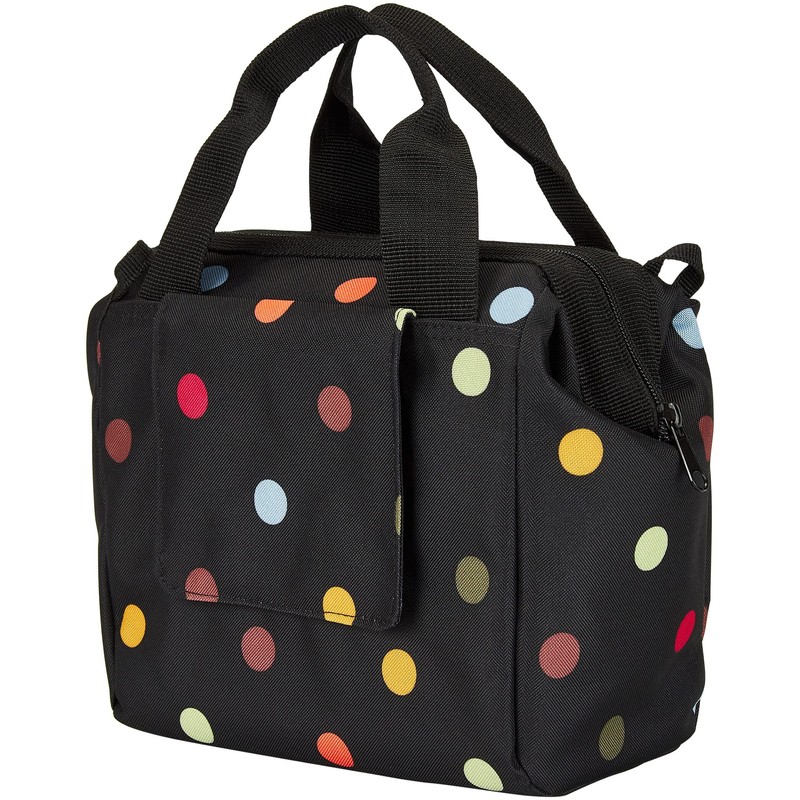 KlickFix Dots Bicycle Bag, Black, One Size