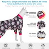 LovinPet Doberman Pajamas, Anxiety Calming Dog Jumpsuit, Lightweight Onesie, Black