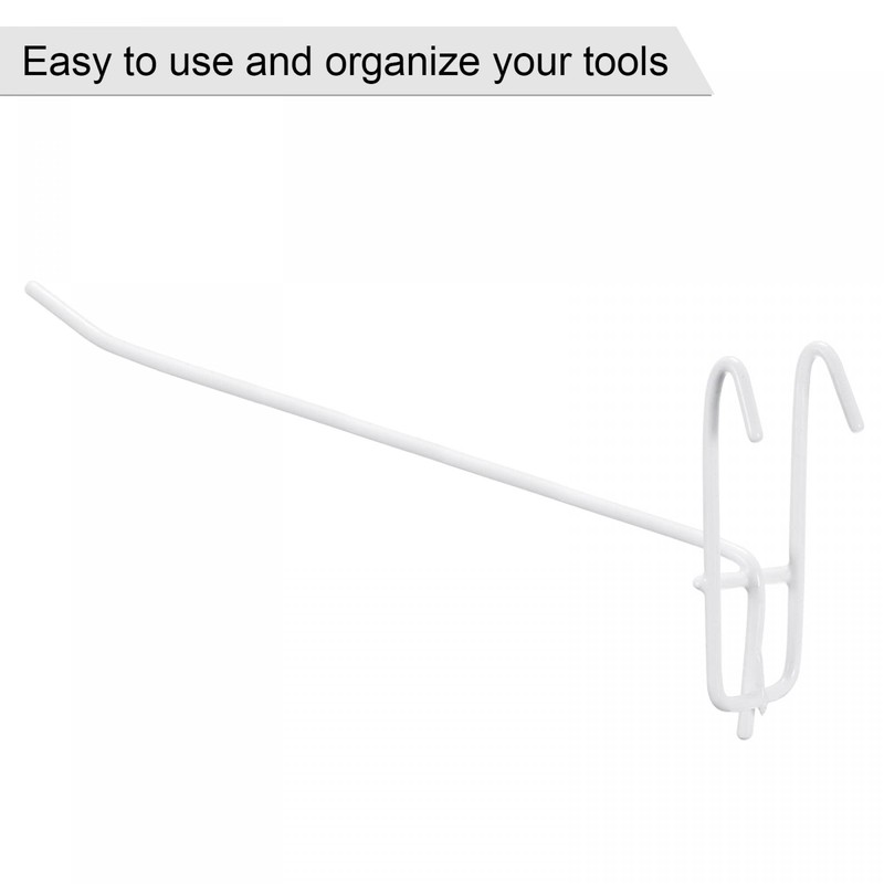 sourcing map Grid Wall Display Hooks Store Garage Storage Wall