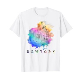 NYC New York City Skylines Statue Of Liberty T-Shirt