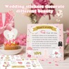 12 Sheets 219 Pieces Wedding Scrapbook Stickers Valentine's Day Wedding