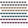 Rocaris 80Pcs 1" (25mm) Abrasive Wheel Buffing Polishing Wheel Set