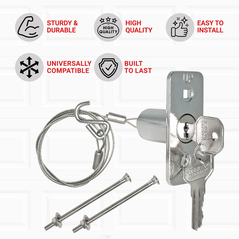 Universal Garage Door Emergency Release Lock Cable, Garage Door Opener