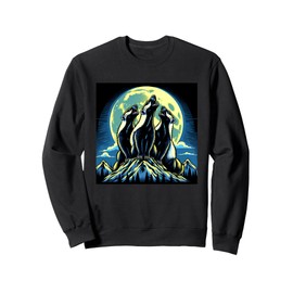 Howling At Moon Honey Badger Sweatshirt