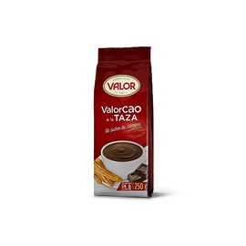 Valor. Valorcao a la taza. Cocoa Powder mix for Hot chocolate. 250g (8.75oz).