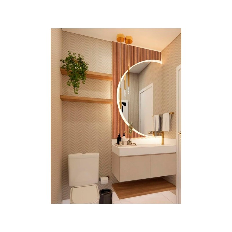 Lambrín Decorativo De Interiores Wpc 3D 96x16cm 3 piezas (Caoba)