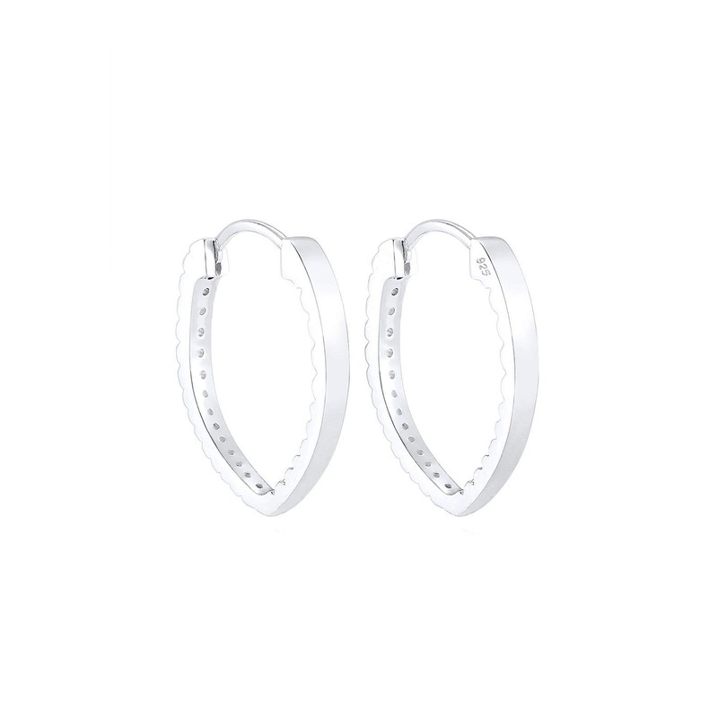 Elli Women's 925 Sterling Silver Zircon Earrings