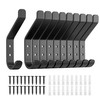 susswiff 10-Pack Wall Hooks for Hanging Coat: 10KG Metal Strong