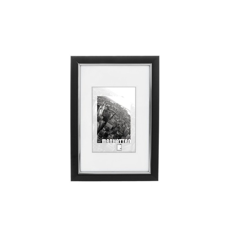 Dorr Manhattan Bilderrahmen, 20 x 15 cm, Schwarz, Metall, 8