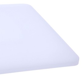 Luciano Housewares Everyday Essential Durable Plastic Classic Kitchen Cutting Board, 13.6 x 9.8 inches, White