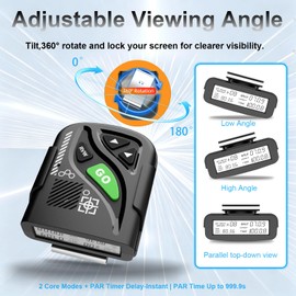 Shot Timer for Shooting Competition, 0.01s Precision Training Green