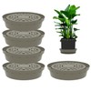 Molgoc Self-Watering Base with Visible Water Level,5-Pack,Keeps Leaves and Flying
