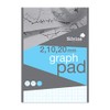 Silvine A4 Professional Graph Pad. 50 Sheets of Quality 90gsm