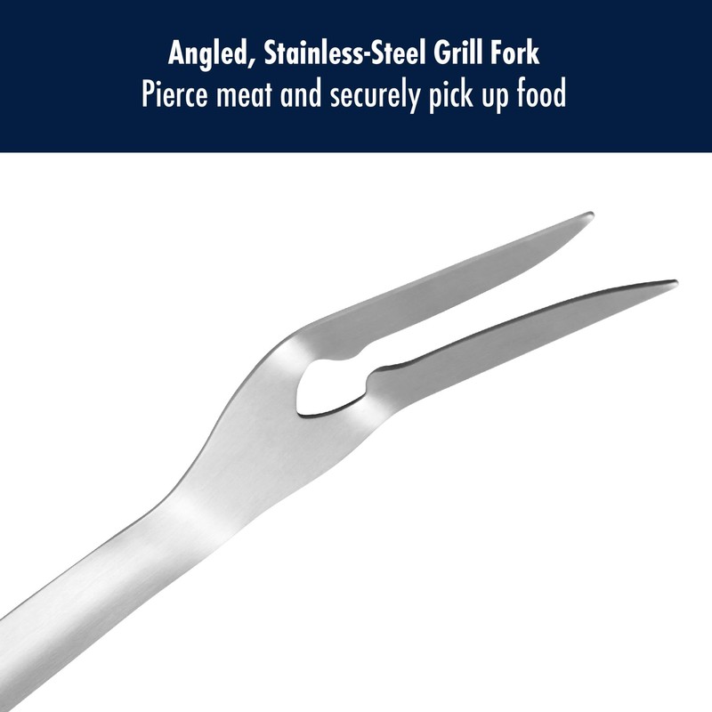 HENCKELS BBQ Grill Fork, Heavy Duty Stainless Steel Meat Fork