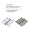 BRINKS Commercial - 4 1/2" Ball Bearing Door Hinge, Prime