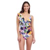 Profile by Gottex Women's Standard Holi Surplice One Piece Bathing