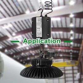 40W Emergency LED Driver for UFO LED HIGH Bay Light, AC Input 100-347V Output DC170V Emergency Backup Battery Emergency Driver UL Listed (1 Pack) (1 Pack)