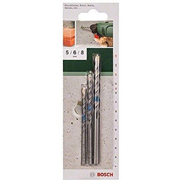 Bosch 2609255416 Concrete Drill Bit Set (3-Piece)